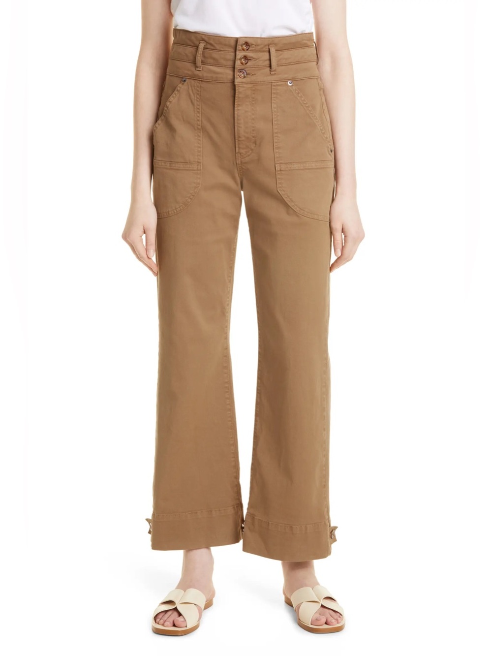 VERONICA BEARD Convertible Marley Wide Leg/Straight Pants high waisted size 29